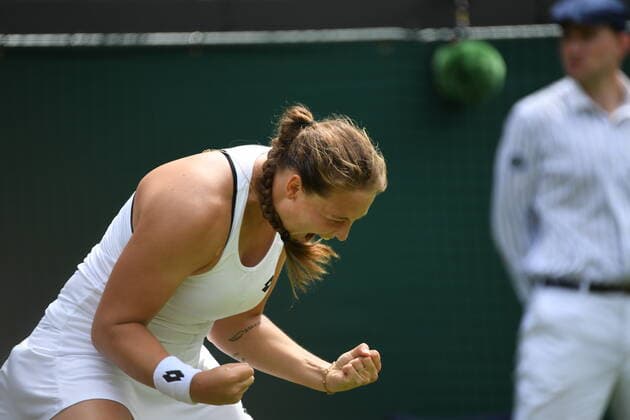 Tennis - Wimbledon 2022 - Jule Niemeier - Allemagne TENNIS : Wimbledon 2022 - England - 29 06 2022 ChrysleneCaillaud Panoramic 