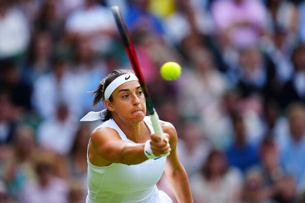 Mandatory Credit: Photo by Javier Garcia Shutterstock (13008249df) Caroline Garcia during her second round match Wimbledon Tennis Championships, Day 3, The All England Lawn Tennis and Croquet Club, London, UK - 29 Jun 2022 Wimbledon Tennis Championships, Day 3, The All England Lawn Tennis and Croquet Club, London, UK - 29 Jun 2022  Copyright: xJavierxGarcia Shutterstockx 13008249df