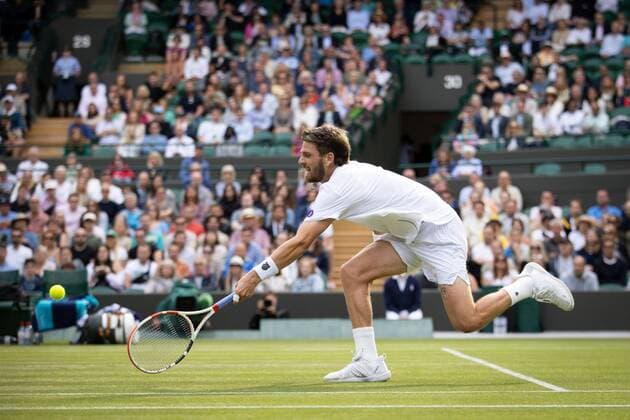 Mandatory Credit: Photo by Ella Ling Shutterstock (13008247cv) Cameron Norrie during his second round match Wimbledon Tennis Championships, Day 3, The All England Lawn Tennis and Croquet Club, London, UK - 29 Jun 2022 Wimbledon Tennis Championships, Day 3, The All England Lawn Tennis and Croquet Club, London, UK - 29 Jun 2022  Copyright: xEllaxLing Shutterstockx 13008247cv