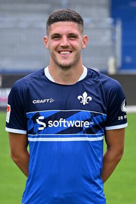29 06 2022, xfux, football 2 Bundesliga, SV Darmstadt 98 photo appointment porträttermin 2022 23 xptt, emonline, emspor, v l Emir Karic, SV Darmstadt 98, 2 BL, porträttermin 2022 2023, zautz DFL DFB REGULATES PROHIBIT ANY USE OF PHOTOGRAPHS as IMAGE SEQUENCES and or QUASI VIDEO Darmstadt
