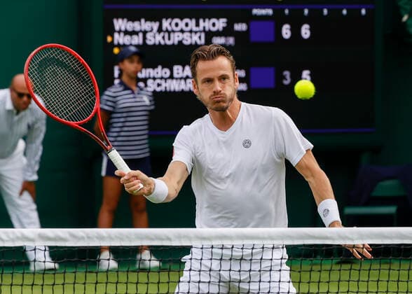 Wesley Koolhof and Neal Skupski GBR Mens Doubles Tennis Wimbledon 2022 Grand Slam ITF ATP WTA AELTC London Great Britain 29 June 2022 Copyright: xJuergenxHasenkopfx