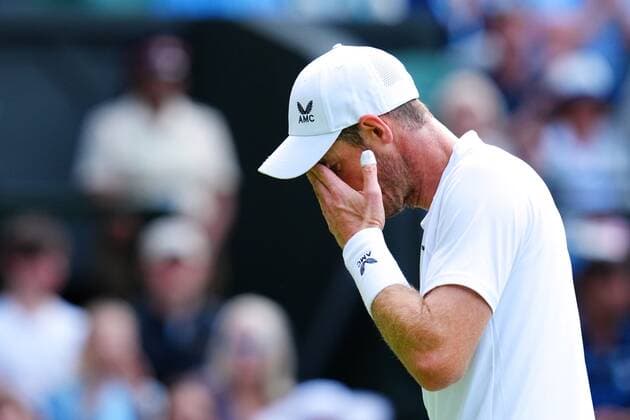 Mandatory Credit: Photo by Javier Garcia Shutterstock (13008249hq) Andy Murray during his second round match Wimbledon Tennis Championships, Day 3, The All England Lawn Tennis and Croquet Club, London, UK - 29 Jun 2022 Wimbledon Tennis Championships, Day 3, The All England Lawn Tennis and Croquet Club, London, UK - 29 Jun 2022  Copyright: xJavierxGarcia Shutterstockx 13008249hq