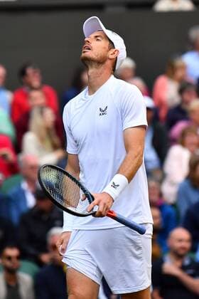 Mandatory Credit: Photo by James Veysey Shutterstock (13008248dy) Andy Murray during his second round match Wimbledon Tennis Championships, Day 3, The All England Lawn Tennis and Croquet Club, London, UK - 29 Jun 2022 Wimbledon Tennis Championships, Day 3, The All England Lawn Tennis and Croquet Club, London, UK - 29 Jun 2022  Copyright: xJamesxVeysey Shutterstockx 13008248dy