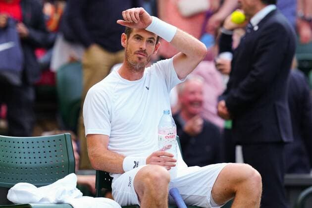 Mandatory Credit: Photo by Javier Garcia Shutterstock (13008249jh) Andy Murray during his second round match Wimbledon Tennis Championships, Day 3, The All England Lawn Tennis and Croquet Club, London, UK - 29 Jun 2022 Wimbledon Tennis Championships, Day 3, The All England Lawn Tennis and Croquet Club, London, UK - 29 Jun 2022  Copyright: xJavierxGarcia Shutterstockx 13008249jh
