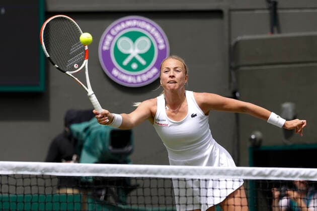 Anett Kontaveit Tennis Wimbledon 2022 Grand Slam ITF ATP WTA AELTC London Great Britain 29 June 2022 Copyright: xJuergenxHasenkopfx