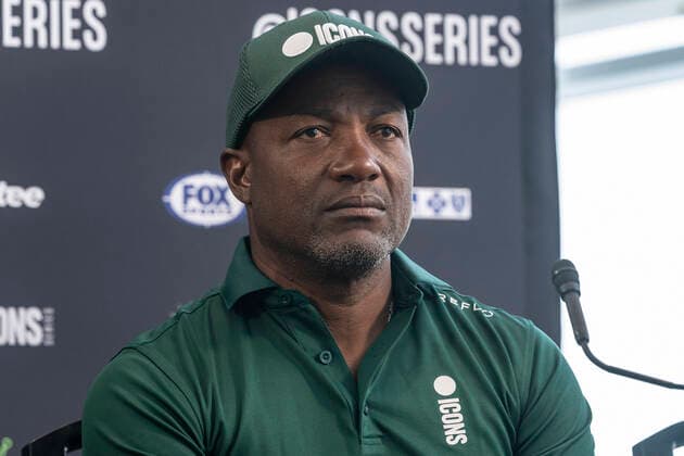 NY: Icons Series Inaugural Event & press conference, PK, Pressekonferenz Brian Lara attends Icons Series Inaugural Event & Press Conference at Liberty National Golf Club Jersey City New Jersey United States Copyright: LevxRadin