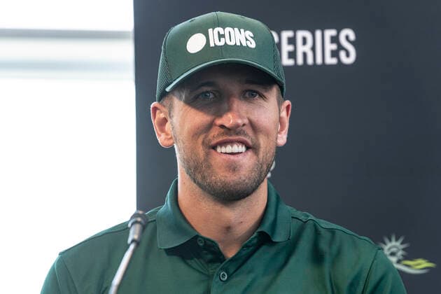 NY: Icons Series Inaugural Event & press conference, PK, Pressekonferenz Harry Kane attends Icons Series Inaugural Event & Press Conference at Liberty National Golf Club Jersey City New Jersey United States Copyright: LevxRadin
