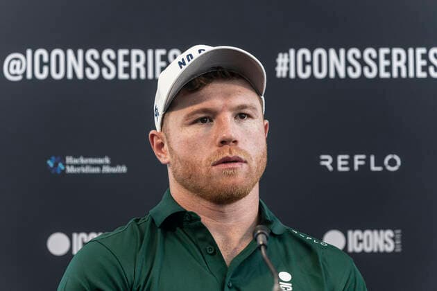 NY: Icons Series Inaugural Event & press conference, PK, Pressekonferenz Canelo Alvarez attends Icons Series Inaugural Event & Press Conference at Liberty National Golf Club Jersey City New Jersey United States Copyright: LevxRadin