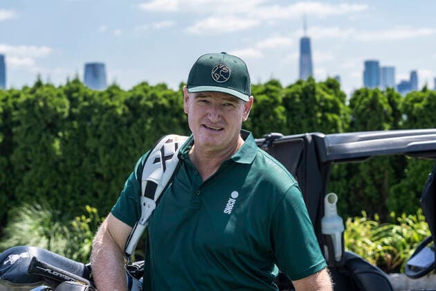 NY: Icons Series Inaugural Event & press conference, PK, Pressekonferenz Ernie Els attends Icons Series Inaugural Event & Press Conference at Liberty National Golf Club Jersey City New Jersey United States Copyright: LevxRadin