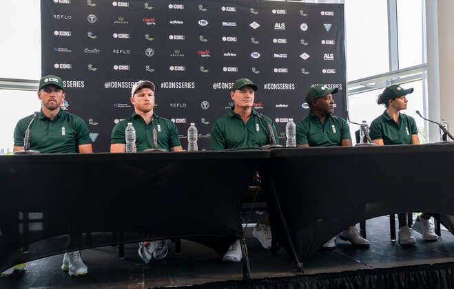 Golf, Icons Series Inaugural Event and Press Conference in Jersey City
