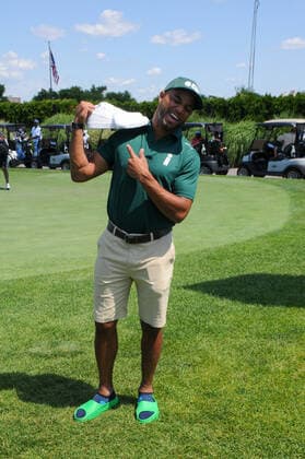 June 29, 2022, Jersey, NJ, United States: Golden Tate attends the Icons Series press conference, PK, Pressekonferenz in Liberty National Golf Club, Jersey City. Jersey United States - ZUMAs197 0161810323st Copyright: xEfrenxLandaosx