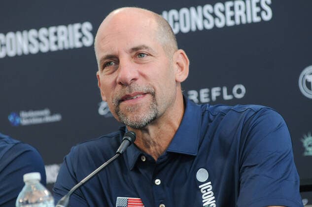 June 29, 2022, Jersey, NJ, United States: John Smoltz attends the Icons Series press conference, PK, Pressekonferenz in Liberty National Golf Club, Jersey City. Jersey United States - ZUMAs197 0161810806st Copyright: xEfrenxLandaosx
