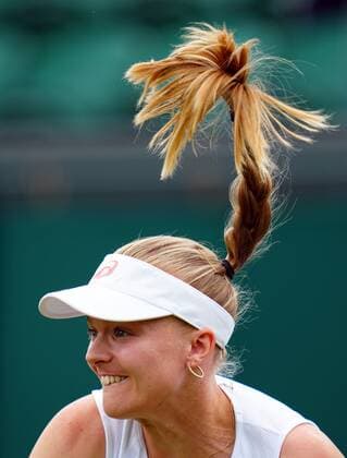 Mandatory Credit: Photo by Javier Garcia Shutterstock (13010731cm) Harriet Dart during her second round match Wimbledon Tennis Championships, Day 4, The All England Lawn Tennis and Croquet Club, London, UK - 30 Jun 2022 Wimbledon Tennis Championships, Day 4, The All England Lawn Tennis and Croquet Club, London, UK - 30 Jun 2022  Copyright: xJavierxGarcia Shutterstockx 13010731cm