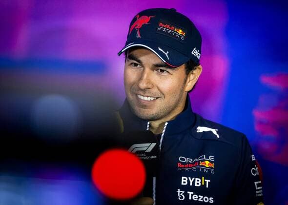 NORTHAMPTON Sergio Perez Oracle Red Bull Racing during a press conference at the Silverstone circuit ahead of the Great Britain Grand Prix REMKO DE WAAL Event Name F1 Grand Prix of Great Britain Previews 2022 xVIxANPxSportx xxANPxRemkoxdexWaalxIVx 451165079 originalFilename: 451165079.jpg