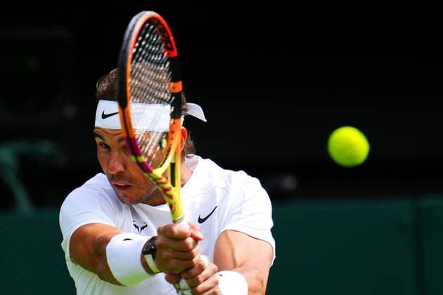 Mandatory Credit: Photo by Javier Garcia Shutterstock (13010731eu) Rafael Nadal during his second round match Wimbledon Tennis Championships, Day 4, The All England Lawn Tennis and Croquet Club, London, UK - 30 Jun 2022 Wimbledon Tennis Championships, Day 4, The All England Lawn Tennis and Croquet Club, London, UK - 30 Jun 2022  Copyright: xJavierxGarcia Shutterstockx 13010731eu