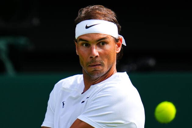 Mandatory Credit: Photo by Javier Garcia Shutterstock (13010731er) Rafael Nadal during his second round match Wimbledon Tennis Championships, Day 4, The All England Lawn Tennis and Croquet Club, London, UK - 30 Jun 2022 Wimbledon Tennis Championships, Day 4, The All England Lawn Tennis and Croquet Club, London, UK - 30 Jun 2022  Copyright: xJavierxGarcia Shutterstockx 13010731er