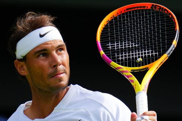 Mandatory Credit: Photo by Javier Garcia Shutterstock (13010731et) Rafael Nadal during his second round match Wimbledon Tennis Championships, Day 4, The All England Lawn Tennis and Croquet Club, London, UK - 30 Jun 2022 Wimbledon Tennis Championships, Day 4, The All England Lawn Tennis and Croquet Club, London, UK - 30 Jun 2022  Copyright: xJavierxGarcia Shutterstockx 13010731et