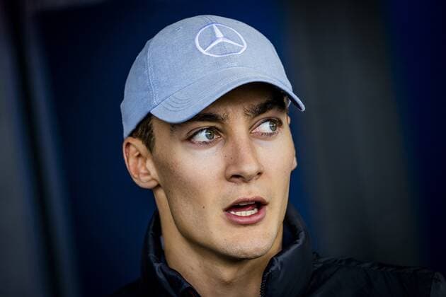 NORTHAMPTON George Russell Mercedes addresses the press at the Silverstone circuit ahead of the Great Britain Grand Prix REMKO DE WAAL Event Name F1 Grand Prix of Great Britain Previews 2022 xVIxANPxSportx xxANPxRemkoxdexWaalxIVx 451165104 originalFilename: 451165104.jpg