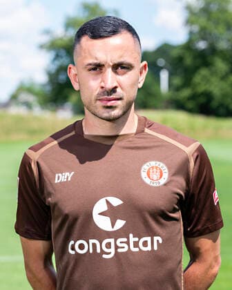 Manolis Saliakas St Pauli 28 06 22, Hamburg, FC St Pauli Mediaday, Football, GER, season 2022 2023, 2 Bundesliga, pre-season, team photo and portrait appointment DFL REGULATES PROHIBIT ANY USE OF PHOTOGRAPHS as IMAGE SEQUENCES and or QUASI VIDEO Â