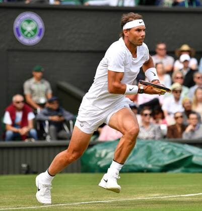 Mandatory Credit: Photo by James Veysey Shutterstock (13010732cm) Rafael Nadal during his second round match Wimbledon Tennis Championships, Day 4, The All England Lawn Tennis and Croquet Club, London, UK - 30 Jun 2022 Wimbledon Tennis Championships, Day 4, The All England Lawn Tennis and Croquet Club, London, UK - 30 Jun 2022  Copyright: xJamesxVeysey Shutterstockx 13010732cm