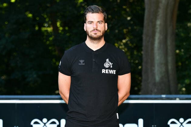 Athletic trainer Max Weuthen 1 FC Köln 1 BL, portrait date 2022 2023