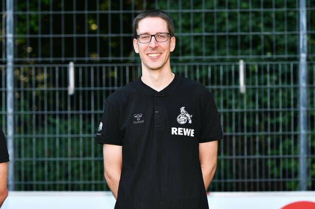 Physiotherapist Marvin Kreuzwieser 1 FC Köln 1 BL, portrait date 2022 2023