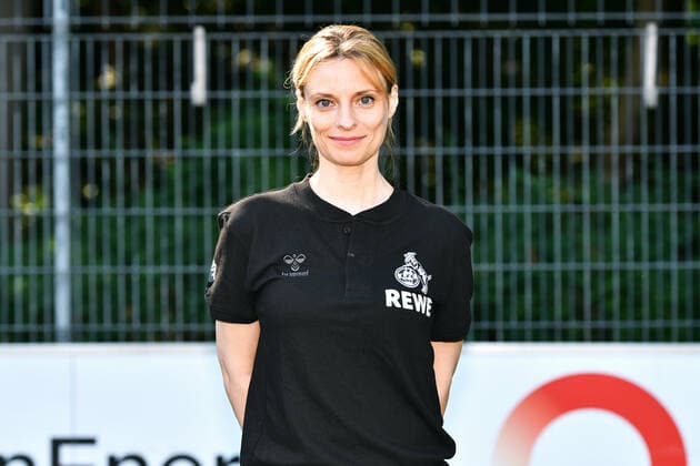 Team doctor Dr Bettina Kuper 1 FC Köln 1 BL, portrait date 2022 2023