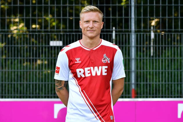 Kristian Pedersen 1 FC Cologne 1 BL, portrait date 2022 2023