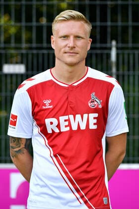 Kristian Pedersen 1 FC Cologne 1 BL, portrait date 2022 2023