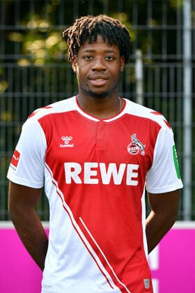 Bright Arrey Mbi 1 FC Cologne 1 BL, portrait date 2022 2023