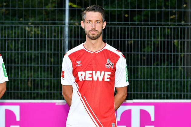 Mark Uth 1 FC Köln 1 BL, portrait date 2022 2023