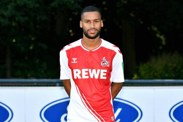 Linton Maina 1 FC Köln 1 BL, portrait date 2022 2023