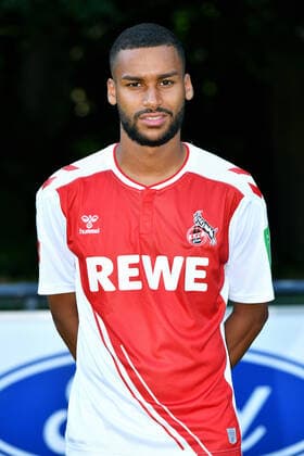 Linton Maina 1 FC Köln 1 BL, portrait date 2022 2023