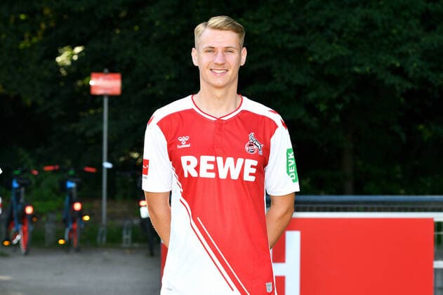 Joshua Schwirten 1 FC Köln 1 BL, portrait date 2022 2023