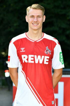 Joshua Schwirten 1 FC Köln 1 BL, portrait date 2022 2023
