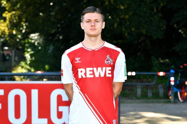 Winzent Suchanek, 1 FC Köln 1 BL, portrait date 2022 2023