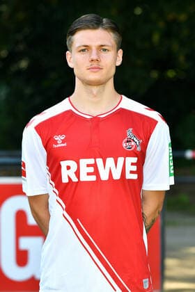 Winzent Suchanek, 1 FC Köln 1 BL, portrait date 2022 2023