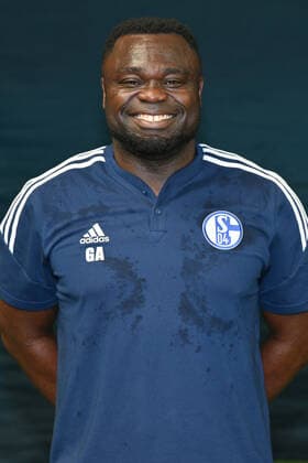 Gerald Asamoah FC Schalke 04 1 BL, portrait date 2022 2023 Gelsenkirchen North Rhine Westphalia Germany Team2