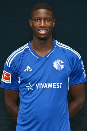 Ibrahima Cisse FC Schalke 04 1 BL, portrait date 2022 2023 Gelsenkirchen North Rhine Westphalia Germany Team2