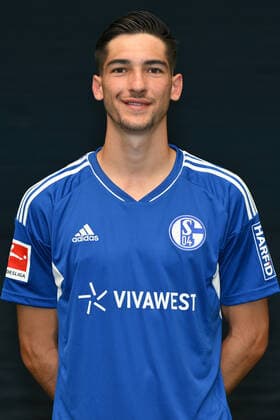 Leo Greiml FC Schalke 04 1 BL, portrait date 2022 2023 Gelsenkirchen North Rhine Westphalia Germany Team2