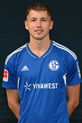Marvin Pieringer FC Schalke 04 1 BL, portrait date 2022 2023 Gelsenkirchen North Rhine Westphalia Germany Team2