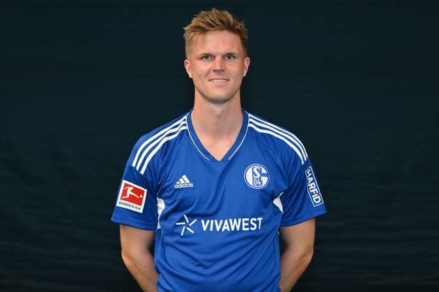 Marius Bülter FC Schalke 04 1 BL, portrait date 2022 2023 Gelsenkirchen North Rhine Westphalia Germany Team2