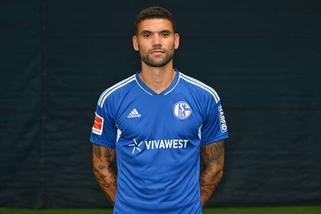 Victor Palsson FC Schalke 04 1 BL, portrait date 2022 2023 Gelsenkirchen North Rhine Westphalia Germany Team2