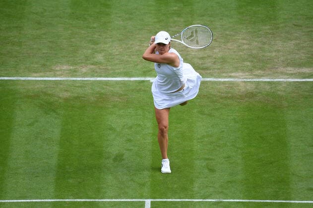 Iga Swiatek TENNIS : Wimbledon 2022 : 01 07 2022 AntoineCouvercelle Panoramic 