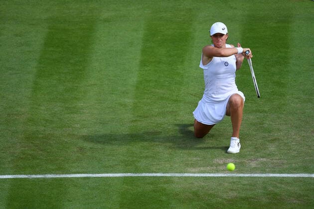 Iga Swiatek TENNIS : Wimbledon 2022 : 01 07 2022 AntoineCouvercelle Panoramic 