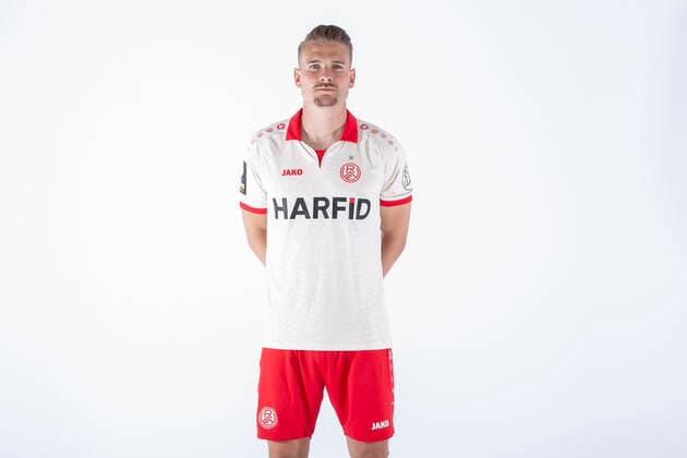 30 06 2022 ,Rot Weiss Essen, portrait appointment, introduction, presentation, press appointment 2022 2023, 3 Liga Luca Dürholtz Rot Weiss Essen