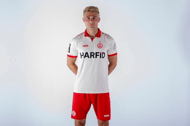 30 06 2022 ,Rot Weiss Essen, portrait appointment, introduction, presentation, press appointment 2022 2023, 3 Liga Cedric Harenbrock Rot Weiss Essen
