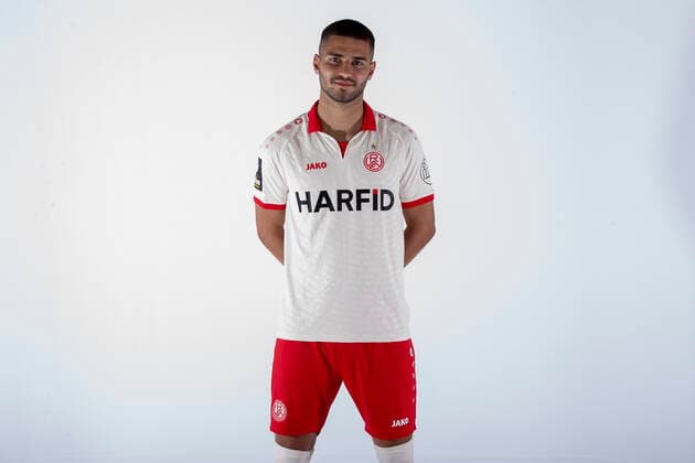 30 06 2022 ,Rot Weiss Essen, portrait appointment, introduction, presentation, press appointment 2022 2023, 3 Liga Erolind Krasniqi Rot Weiss Essen