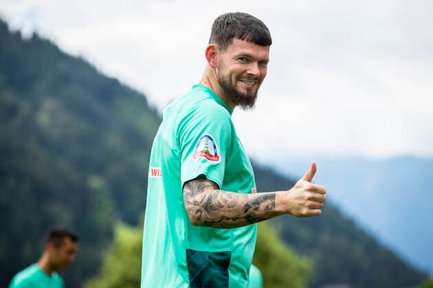 AUT, 1 FBL, Werder Bremen training camp day01 01 07 2022, Parkstadion, Zillertal, AUT, 1 FBL, Werder Bremen training camp day01 in picture newcomer Oliver Burke Werder Bremen 9 , nordphotoxGmbHx xRauch nph00251