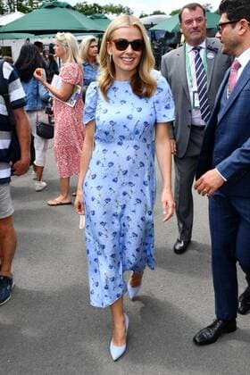 Mandatory Credit: Photo by James Veysey Shutterstock (13012400i) Katherine Jenkins Wimbledon Tennis Championships, Day 5, The All England Lawn Tennis and Croquet Club, London, UK - 01 Jul 2022 Wimbledon Tennis Championships, Day 5, The All England Lawn Tennis and Croquet Club, London, UK - 01 Jul 2022  Copyright: xJamesxVeysey Shutterstockx 13012400i